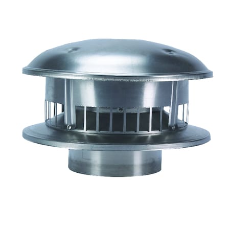 Selkirk Selkirk 5 in. D Aluminum Stove Pipe Metalbestos Top 105800